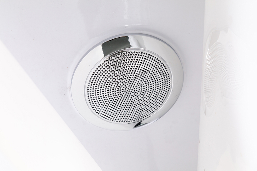 Душевая кабина WeltWasser WW500 100x100 см с гидромассажем WW500 WERRA 1004 (детальная фотография), с раздвижными дверьми