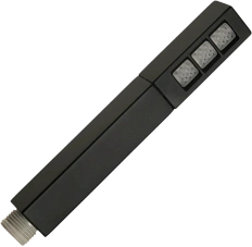 Лейка для душа Migliore Kvant Black металлическая