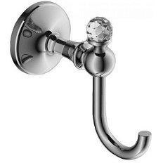 Крючок для ванной, хром, Art&Max Antic Crystal