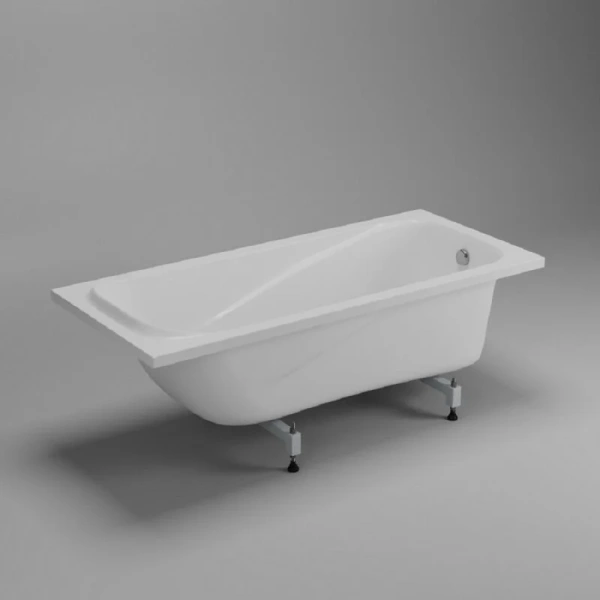 Ванна из литьевого мрамора Delice Triumph 170x75 см белая DLR330011 (детальная фотография), прямоугольные
