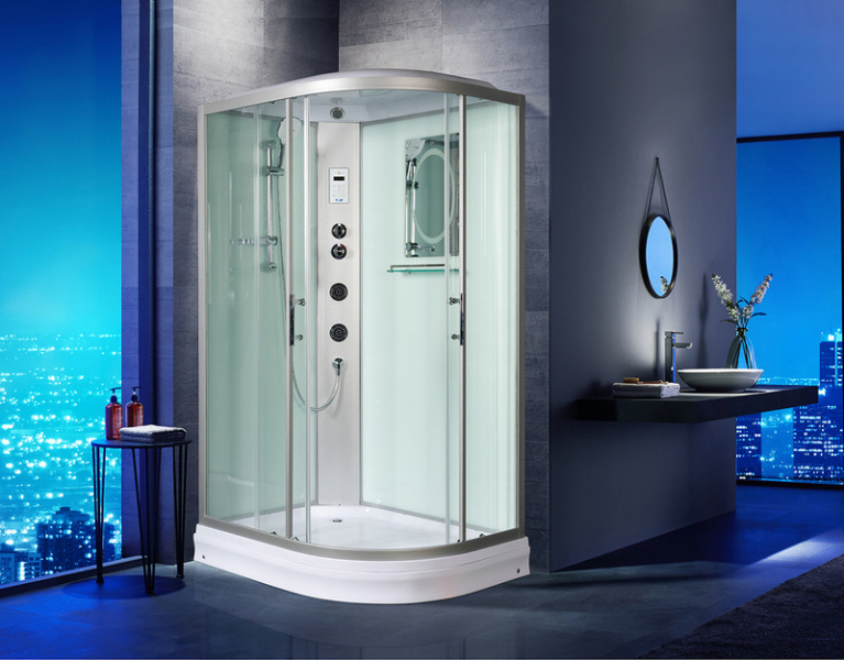 Душевая кабина WeltWasser WW500 120x90 см с поддоном WW500 WERRA 1204 L (детальная фотография), со средним поддоном