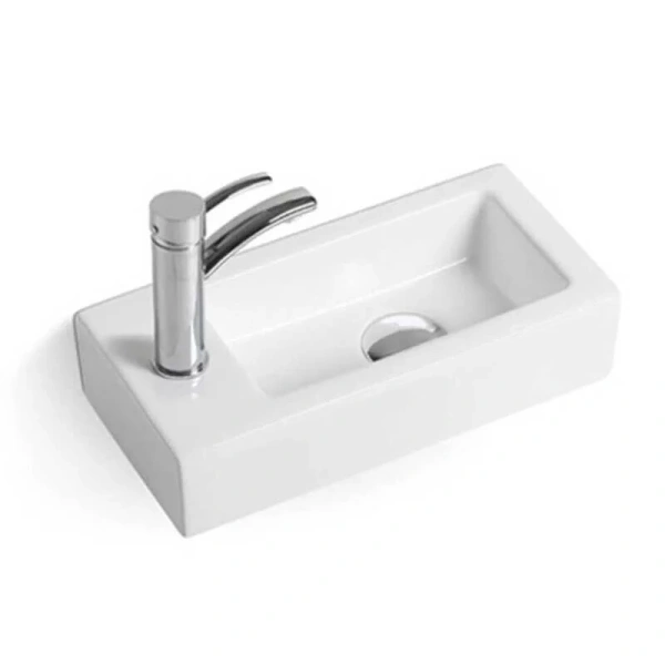 Раковина Vincea 37 см левая VBS-133L (детальная фотография), подвесные, пристенные