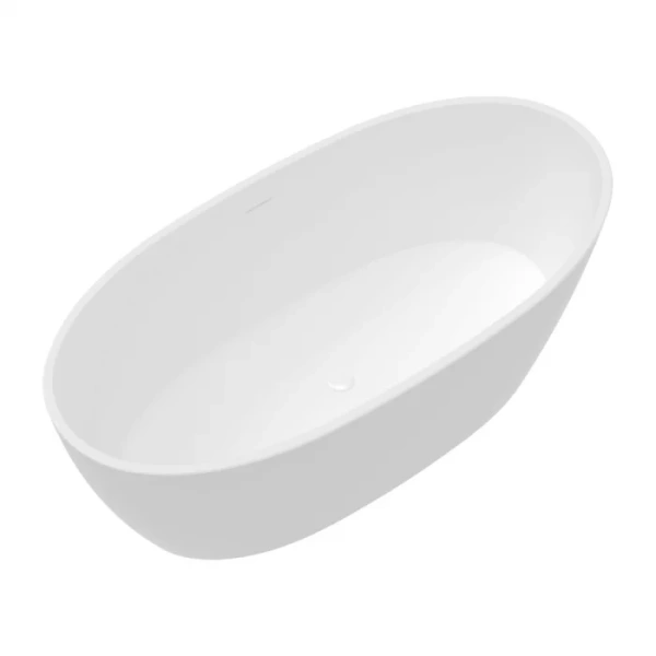 Ванна акриловая Delice Rondo 170х76 см белая матовая DLR440104W (детальная фотография), современныe, hi-tech