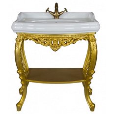 Консоль напольная, цвет золото, Tessoro Isabella 80