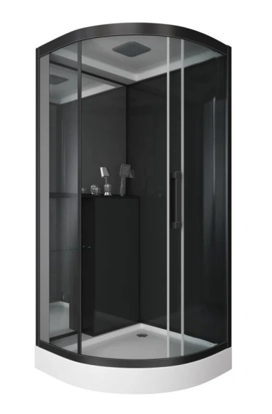Душевая кабина Grossman 100x100 см black GR260 (детальная фотография)