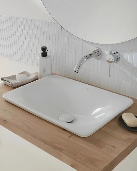 Раковина Jacob Delafon Carillon 53 см E96117-0 (детальная фотография), встраиваемые (в столешницу), пристенные