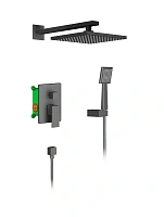 Душевой комплект Timo Selene черный