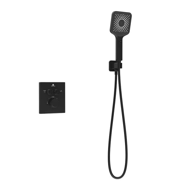Душевой комплект Vincea Inspire черный VSFW-3I21MT4MB (детальная фотография), черные