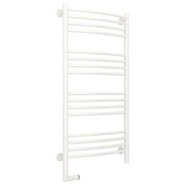 Полотенцесушитель электрический левый, цвет белый перемычка выгнутая Сунержа Богема 2.0 1000х500 12-5202-1050 (детальная фотография)