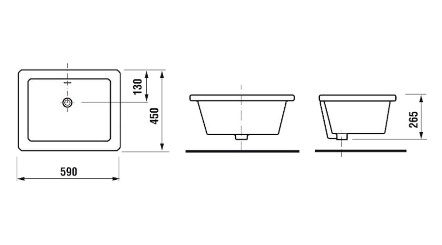Схема (детальная фотография), встраиваемые (в столешницу), накладные (на столешницу)