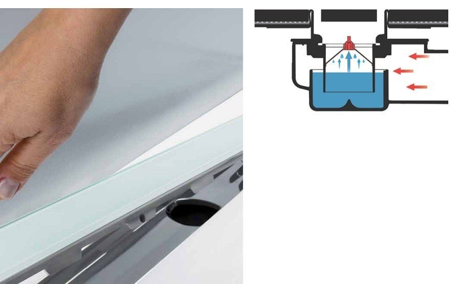 Погружной стакан Tece TECEdrainline низкий 660015 (детальная фотография) index_1