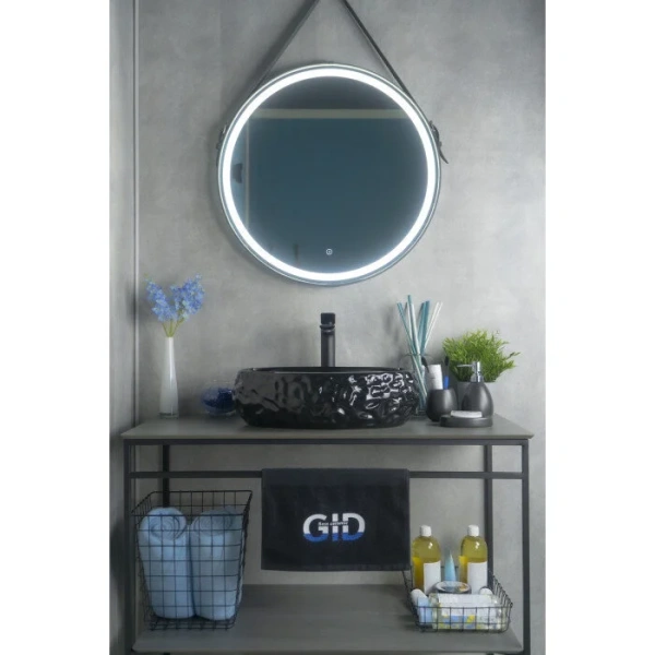 Раковина GID Lago 9030bf 48 см накладная черная 52232 (детальная фотография), черные