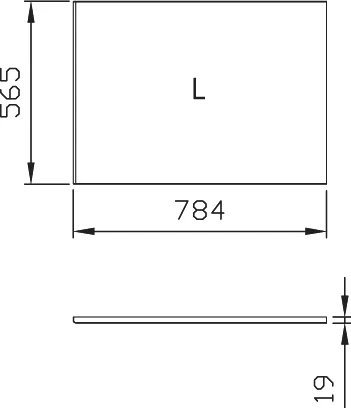 Боковая панель Ravak 80 см левая, орех X000001064 (детальная фотография) index_1