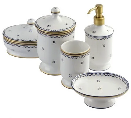 Держатель для зубных щёток для ванной, декорированная керамика, Nicolazzi D'appoggio 6001D (детальная фотография)