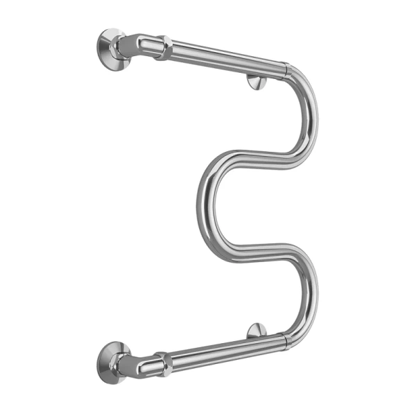 Полотенцесушитель водяной Terminus М-образный 40х50 см боковое подключение 4620768881138 (детальная фотография), хром