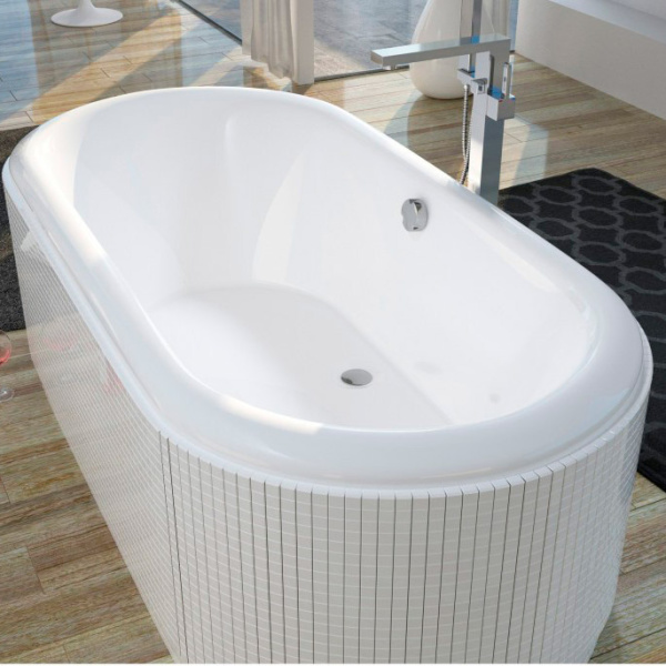 Ванна акриловая Riho Seth 180х86 см овальная BB2200500000000 (детальная фотография), акриловые