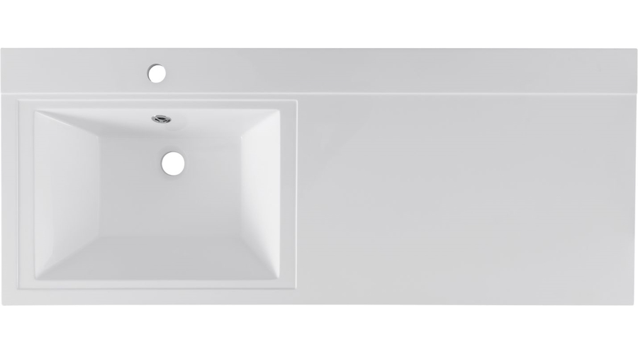 Раковина над стиральной машиной Aquanet Персона 120 см левосторонняя 169618 (детальная фотография), белые