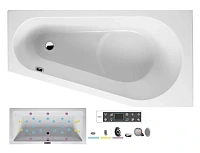 Ванна гидромассажная Riho Delta 150 x 80 см, BLISS, левая/правая