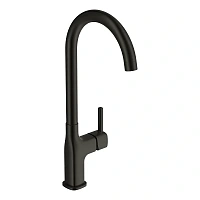 Смеситель для кухни Cersanit Elio черный матовый