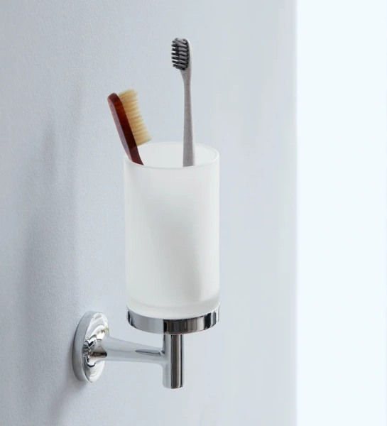 Стакан для ванной Duravit Starck T хром 0099311000 (детальная фотография), современные, hi-tech