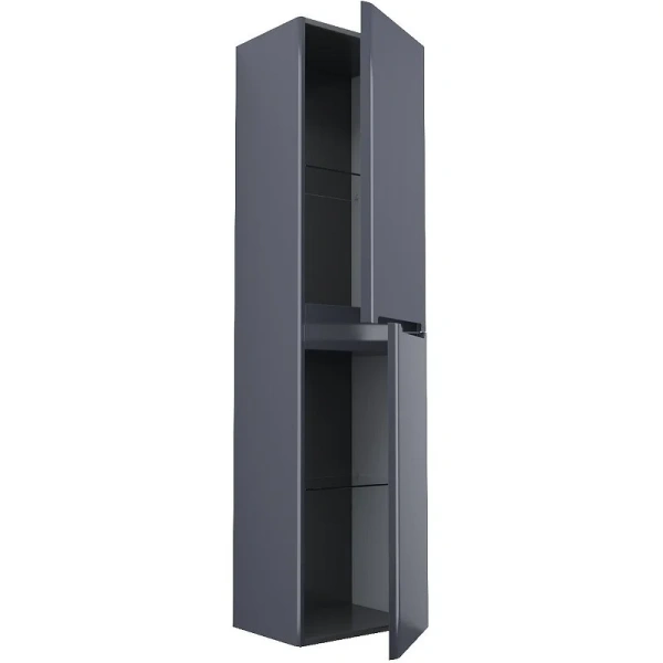 Шкаф-пенал подвесной IDDIS Edifice 40 см темно-серый EDI40D0i97 (детальная фотография), подвесные