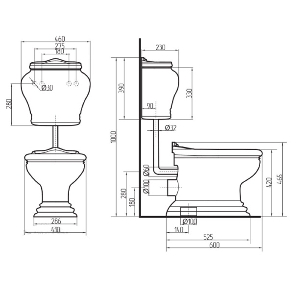 Схема (детальная фотография), напольные