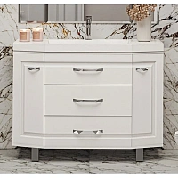 Тумба под раковину напольная Misty Терра 110 см белая