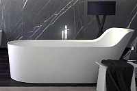 Ванна Knief Pearl отдельностоящая овальная 182 x 81 x 50 см, белый