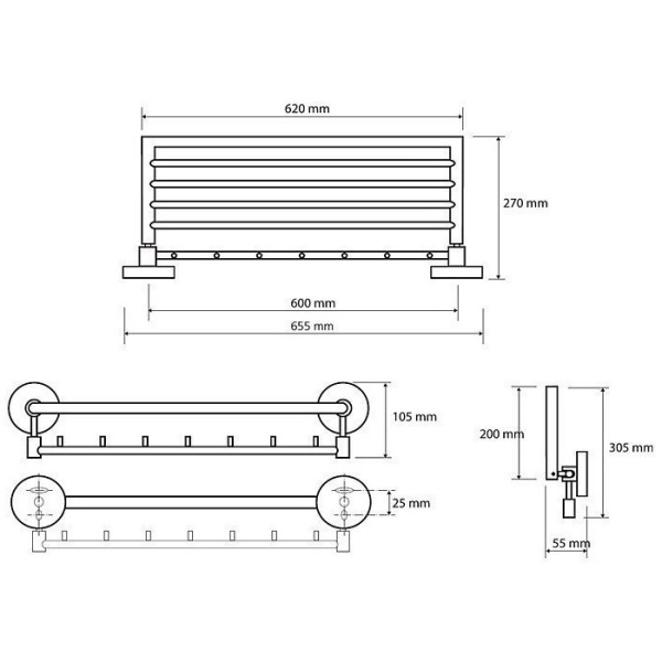 Схема (детальная фотография), хром