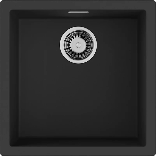 Мойка для кухни Omoikiri Yamakawa 45T-U/I-BL 45 см черная 4993302 (детальная фотография)