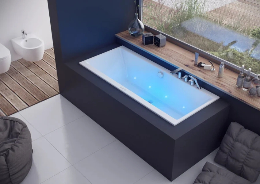 Ванна акриловая Excellent Pryzmat Slim 160 х 75 см WAEX.PRY16WHS (детальная фотография), без гидромассажа