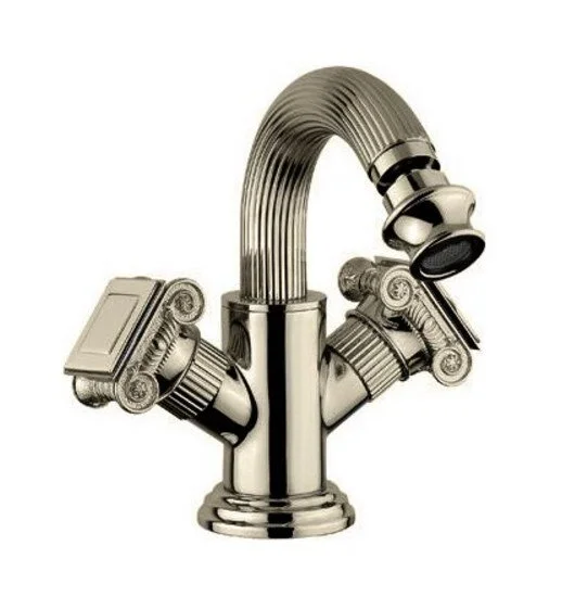 Смеситель для биде Cezares Olimp бронза ручки металл OLIMP-BS2-02-O (детальная фотография)