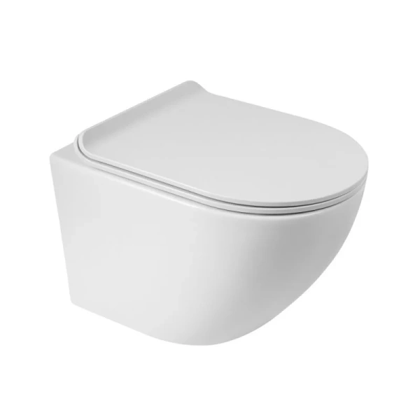Унитаз подвесной BelBagno Sfera-TOR безободковый BB046CH-TOR (детальная фотография), без бачка, со скрытым бачком