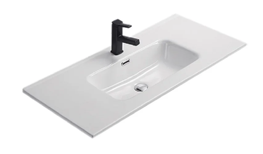 Раковина GID Integrado 9010s 102 см белая 71159 (детальная фотография)