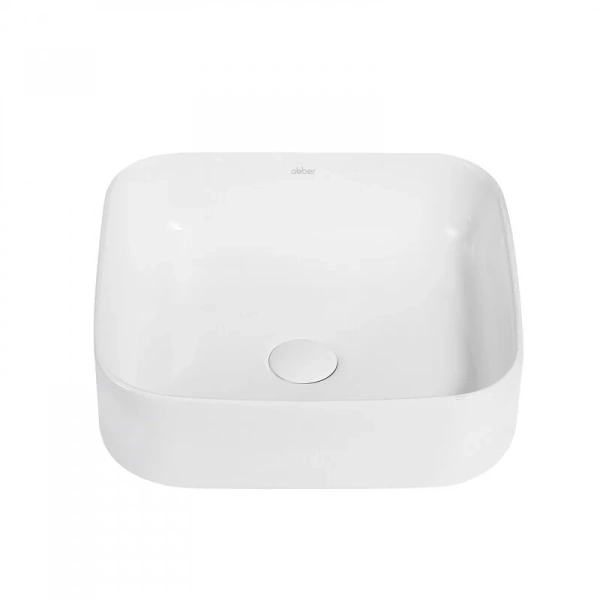 Раковина Abber Rechteck AC2211 38,5 см фаянс (детальная фотография), белые, черные, другие