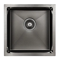 Мойка для кухни Paulmark Gerberg 44 см вороненая сталь