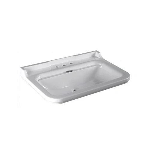 Раковина Kerasan Waldorf 80 см с 3 отверстиями под смеситель - фото 1