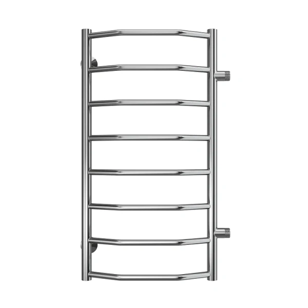 Полотенцесушитель водяной Terminus Виктория П8 400x800 с боковым подключением 4670078530097 (детальная фотография), хром