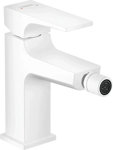 Смеситель для биде Hansgrohe Metropol белый матовый - фото 2