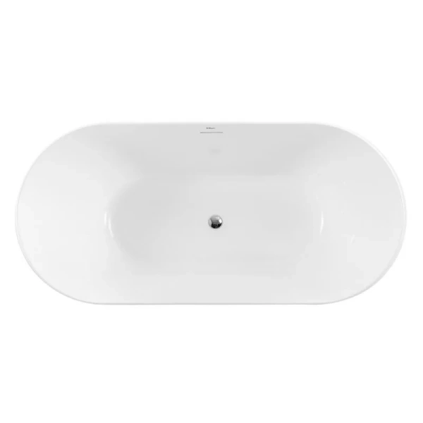 Ванна акриловая BelBagno 170x80 см белая BB411-1700-800 (детальная фотография), овальные