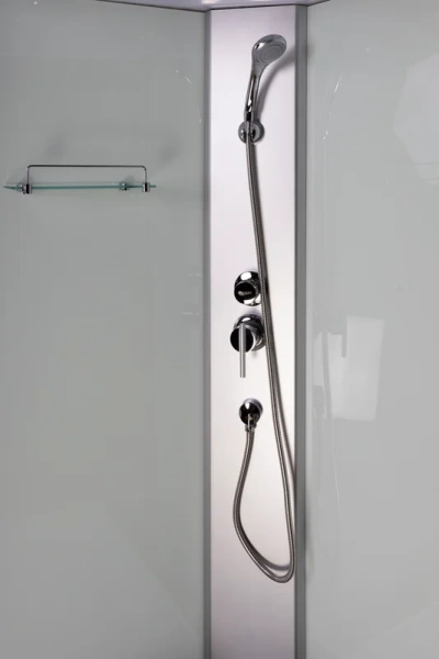 Душевая кабина Niagara Eco 120x80 см правая 332424R (детальная фотография), стеклянные, матовые