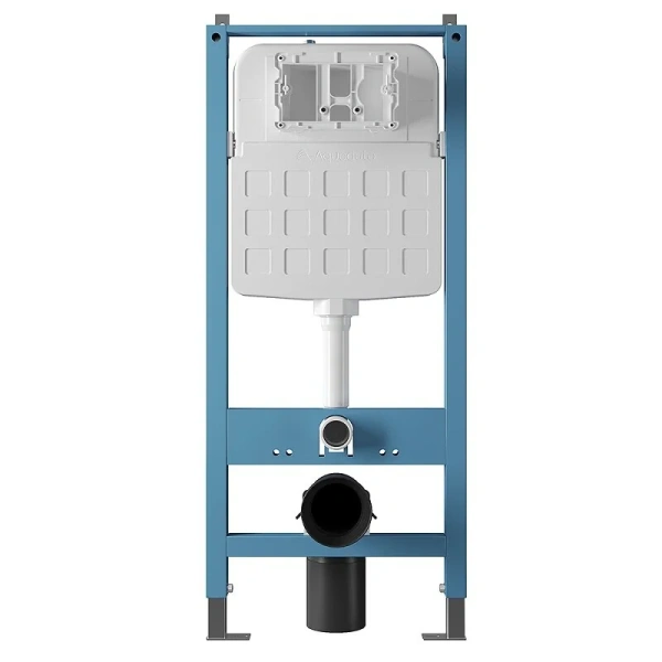 Унитаз с инсталляцией Aqueduto Ovo клавиша хром AQDS172 (детальная фотография), с инсталляцией index_1