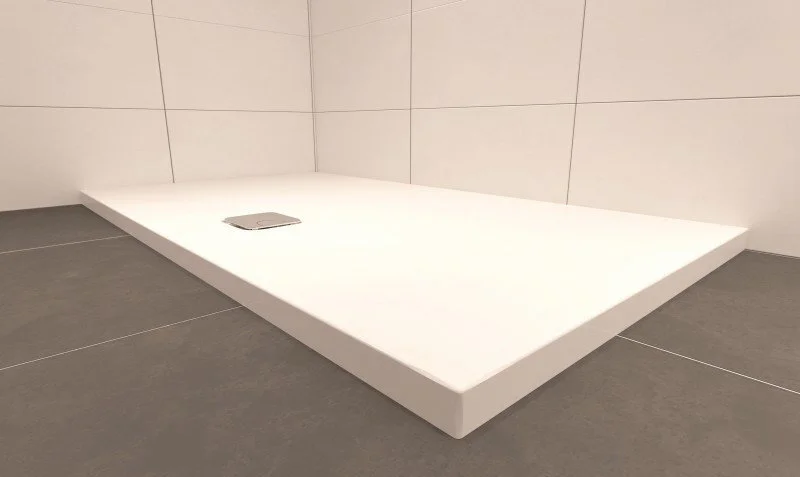 Душевой поддон акриловый с сифоном Riho Basel 402 DC120050000000S 90x80 см D005002005 (детальная фотография), акриловые