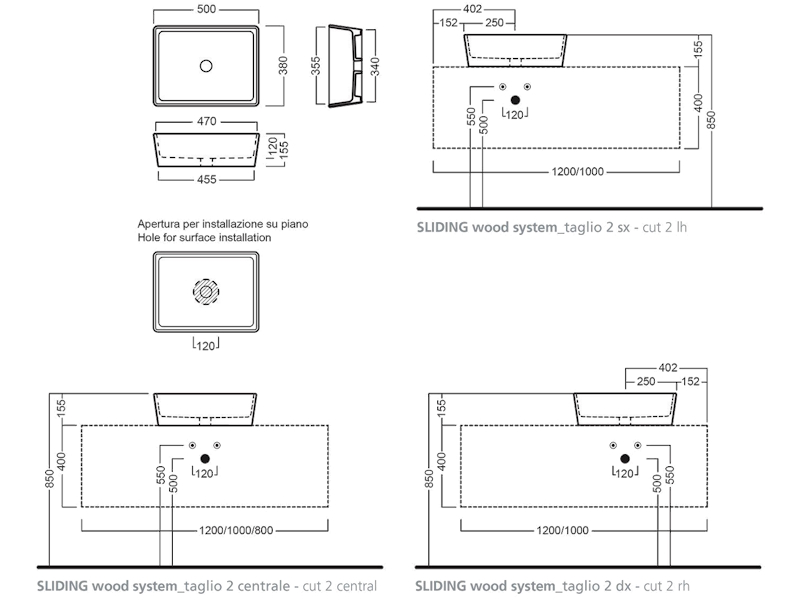 Схема (детальная фотография), в форме чаши, прямоугольной формы