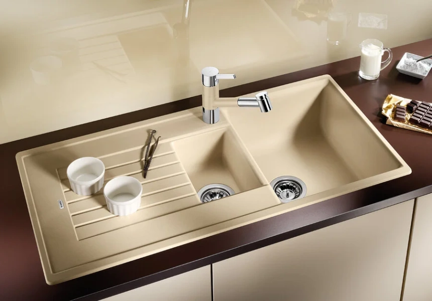 Мойка для кухни, цвет белый, Blanco Zia 6 S 514742 (детальная фотография), в наличии