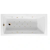 Ванна гидромассажная Excellent Aquaria Relax 170 x 75 см, белый/золото, WAEX.AQU17.RELAX.GL