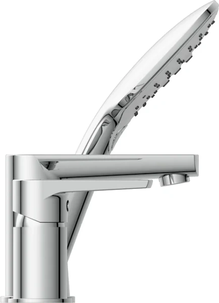 Смеситель для ванны Cersanit Moduo хром 64100 (детальная фотография), с коротким изливом