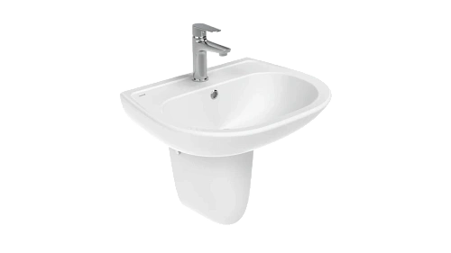 Раковина Creavit Sedef 55 см белая - фото 1