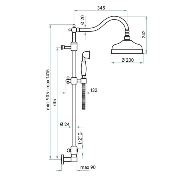 Схема (детальная фотография), классические, ретро, с элементами керамики