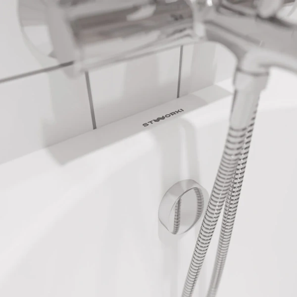 Ванна акриловая Stworki Хельсинки 150 x 70 см, с каркасом, белая, 292203 (детальная фотография), прямоугольные